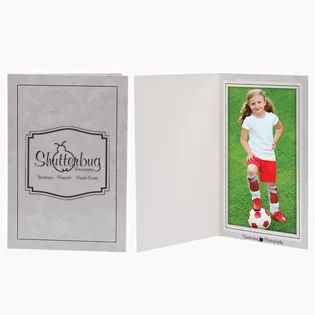 Picture For 4 x 6 Gray Marble Photo Folder